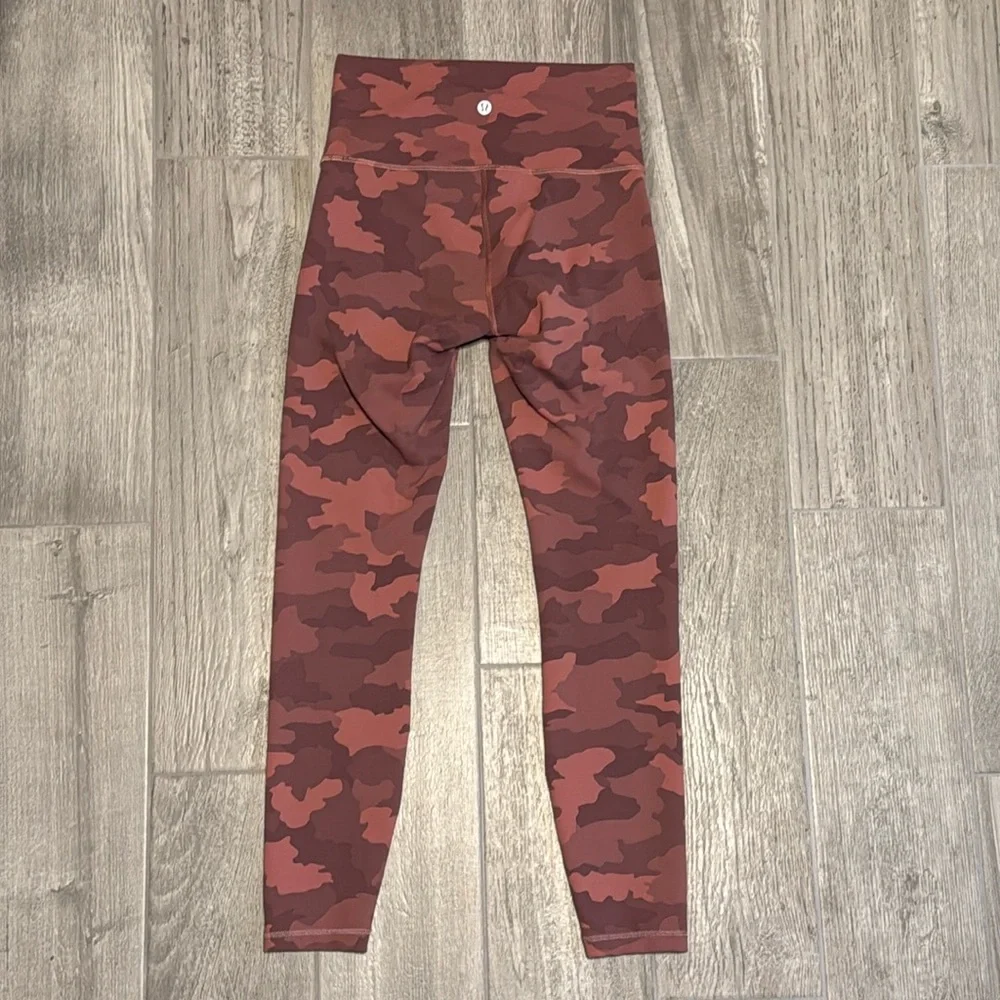 Lululemon Wunder Train HR camo leggings